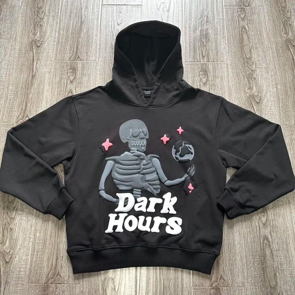 Black goth hoodie-Y2k station