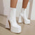 90s white heels-Y2k station